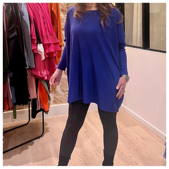 #34 CASHMERE BLEND OVERSIZED FABULOUS SWEATER FROM PARIS - Picture 7 of 7